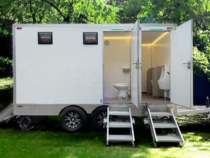 Outdoor Bathroom Trailer The Ultimate in Luxury Camping and Event Hygiene