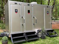 12.5FT Portable Toilet Trailer Travel Toilet Trailer OutdoorRestroom for Business Camping