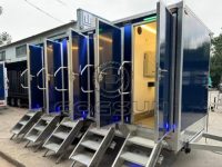 5 Station Portable Restroom Trailer