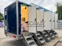5 Station Portable Restroom Trailer