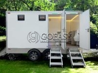 Outdoor Bathroom Trailer The Ultimate in Luxury Camping and Event Hygiene